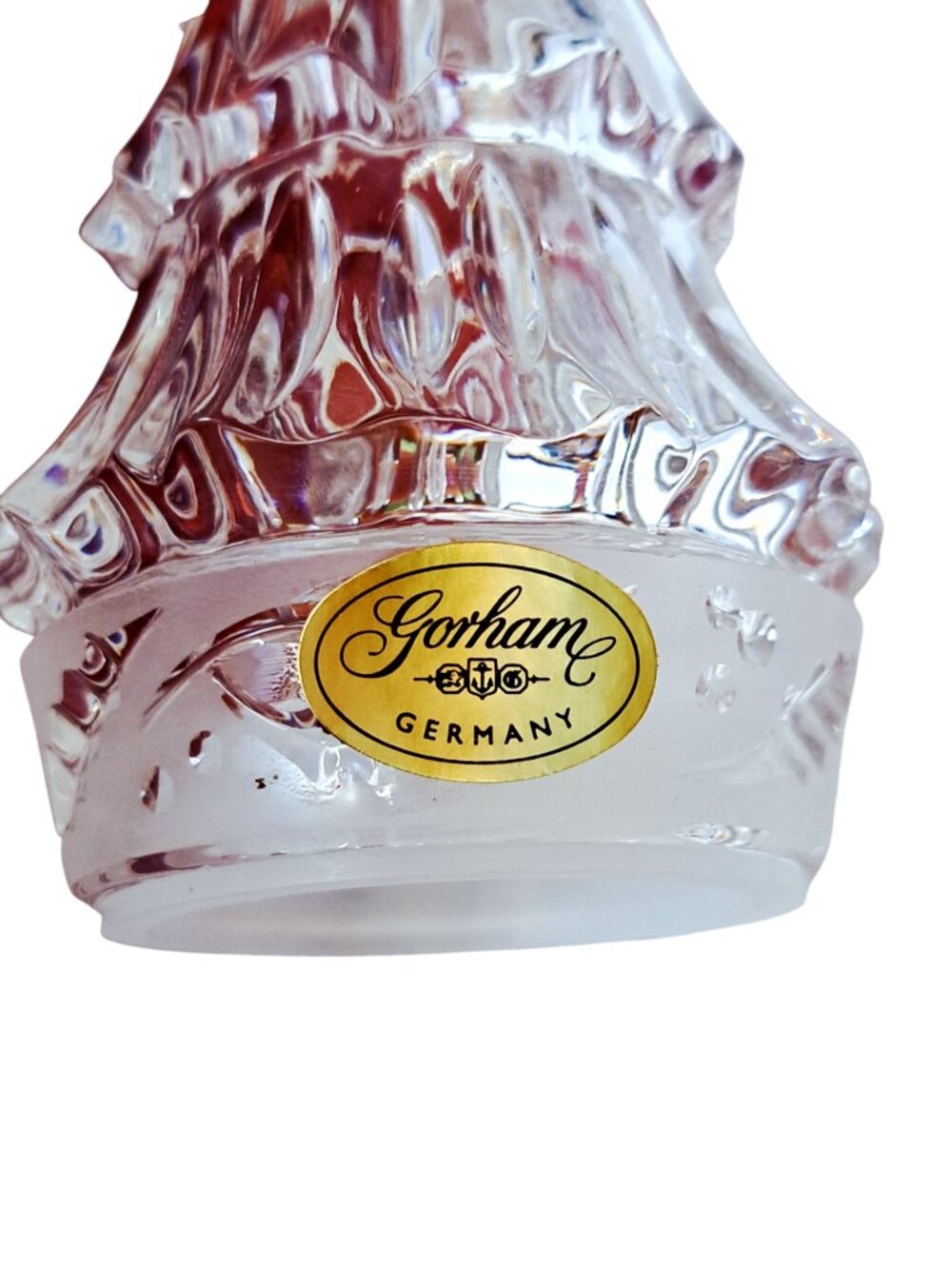 Gorham Holiday Traditions Crystal Christmas Tree Salt & Pepper Shakers - Picture 11 of 11